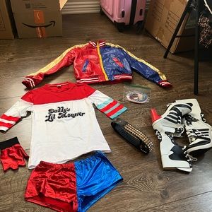 FULL Harley Quinn Halloween Costume